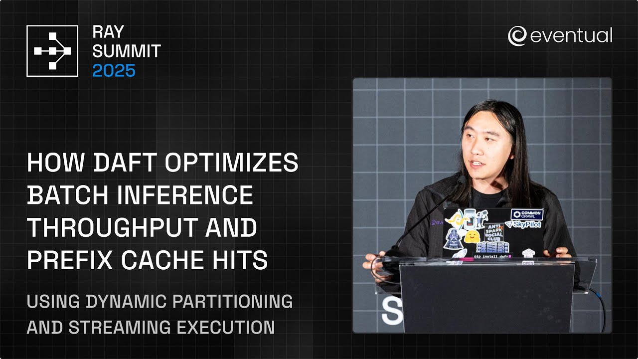 How Daft Boosts Batch Inference Throughput with Dynamic Partitioning | Ray Summit 2025