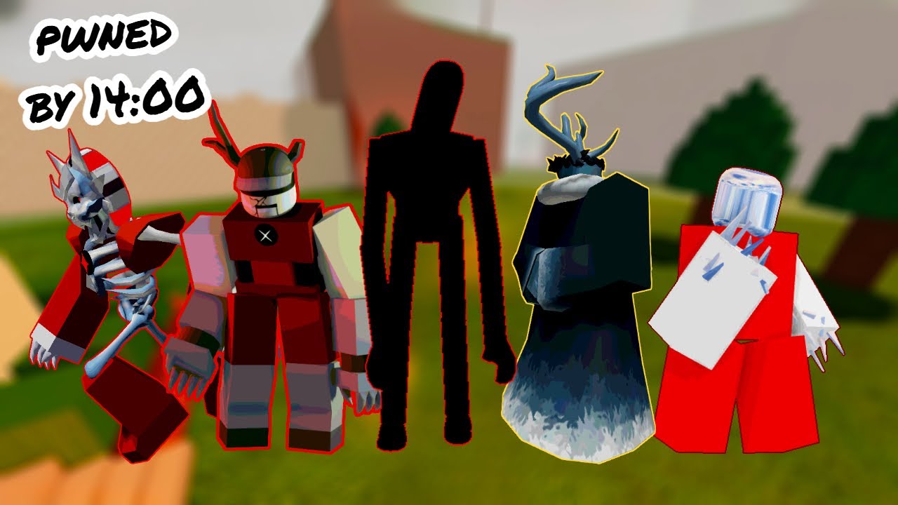 WINNING WITH EVERY 'FATHER' SKIN! | Roblox Pwned By 14:00