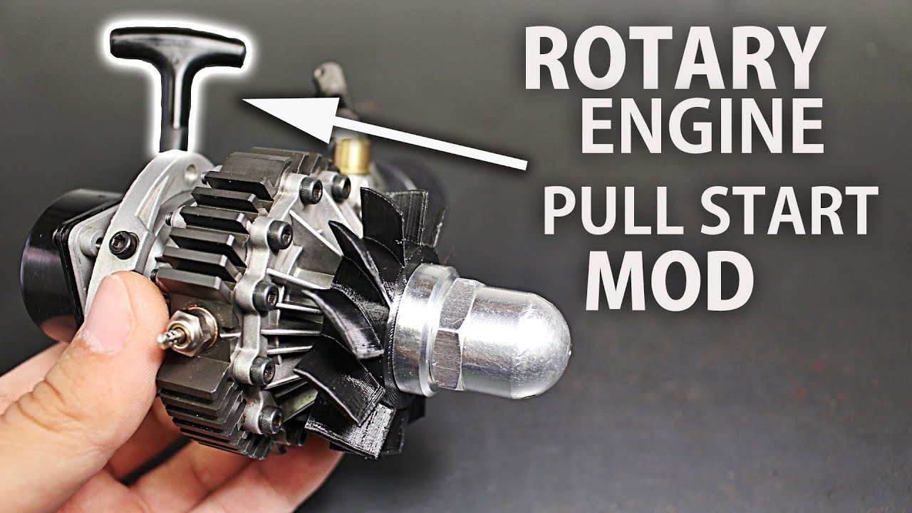 Nitro Rotary Engine Cleaning & Pull Start Addition