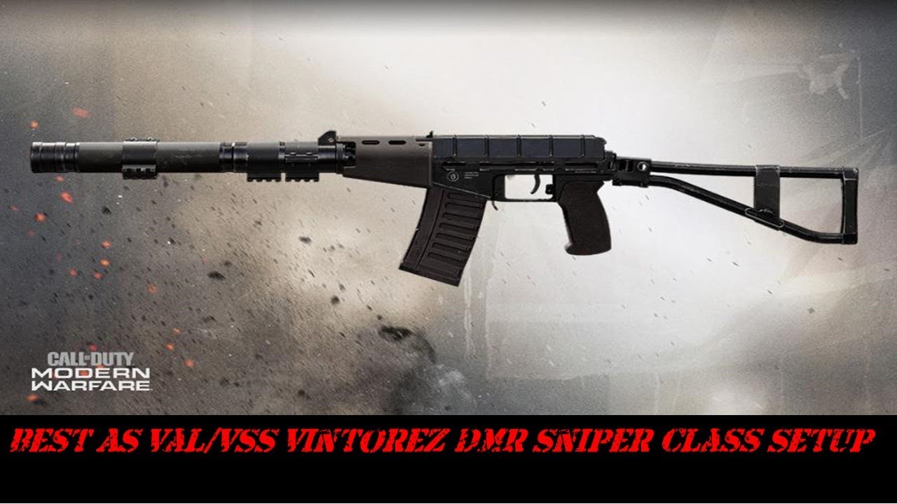 VSS Vintorev(AS VAL) Best DMR Sniper Class Setup|Modern Warfare