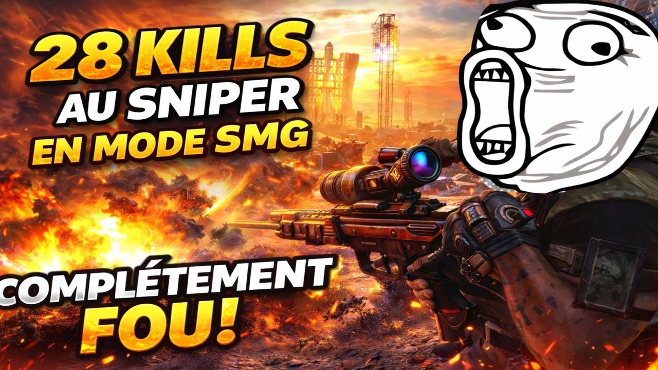 28 KILLS AU SNIPER EN MODE SMG (Call of Duty Back Ops 7)