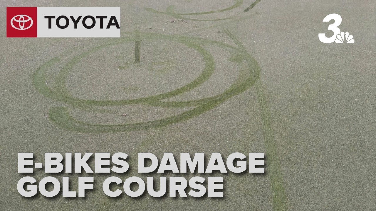 E bike vandals damage greens at Legacy Golf Club in Henderson
