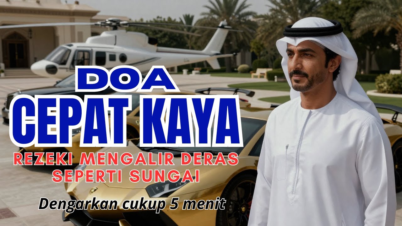 HANYA 5 MENIT! Doa Cepat Kaya & Rezeki Mengalir Deras Tanpa Henti (Mustajab)