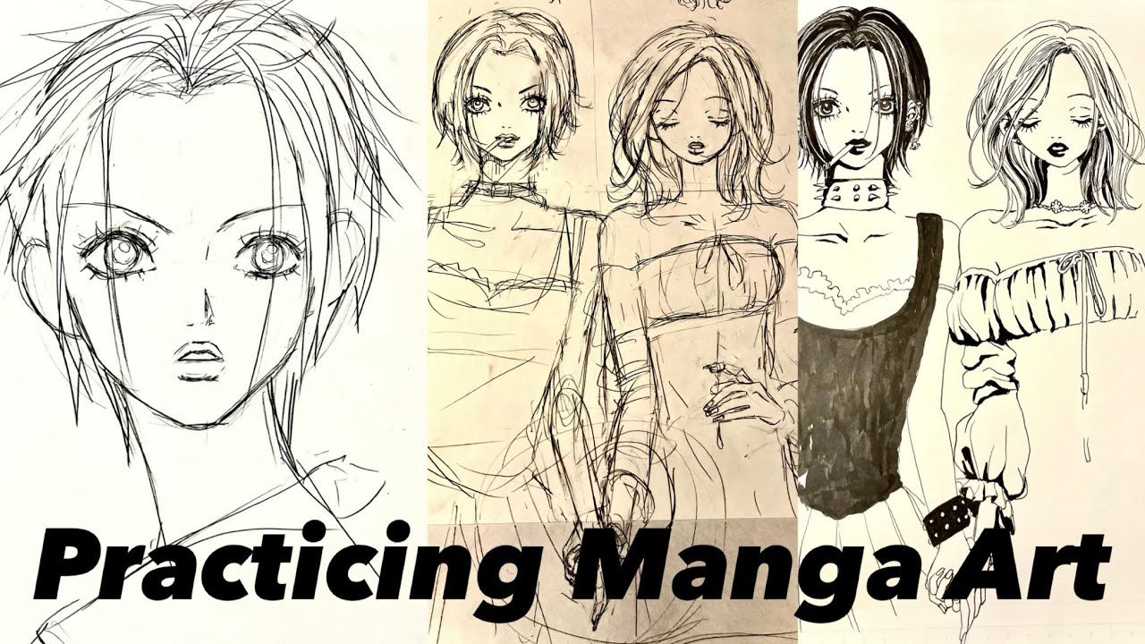 Manga Drawing Practice | Inspired by Ai Yazawa&rsquo;s NANA