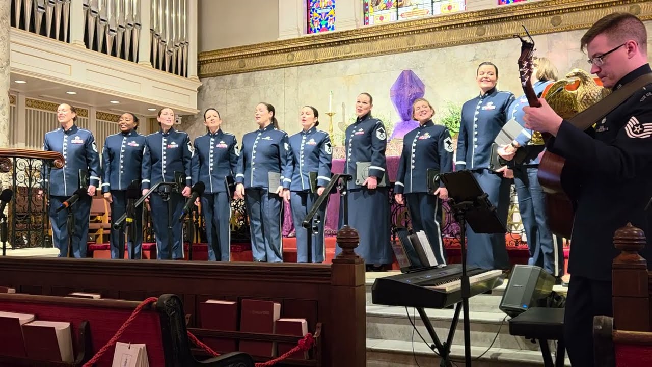 U.S. Air Force Band Singing Sergeants @ St. John's Church, D.C. 