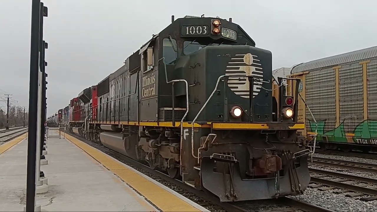IC 1003 gets underway. 