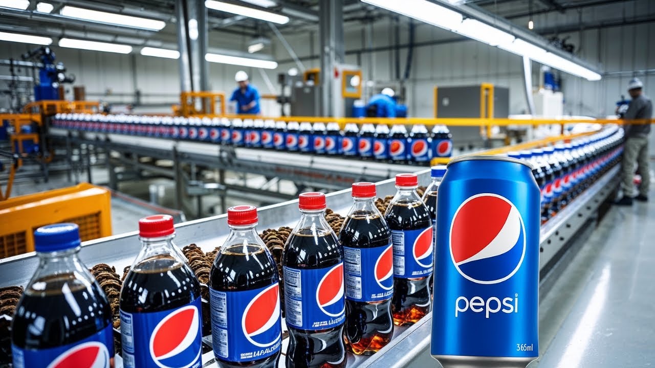 As&iacute; se Hace la Pepsi en 2025: El Secreto de su Producci&oacute;n Masiva