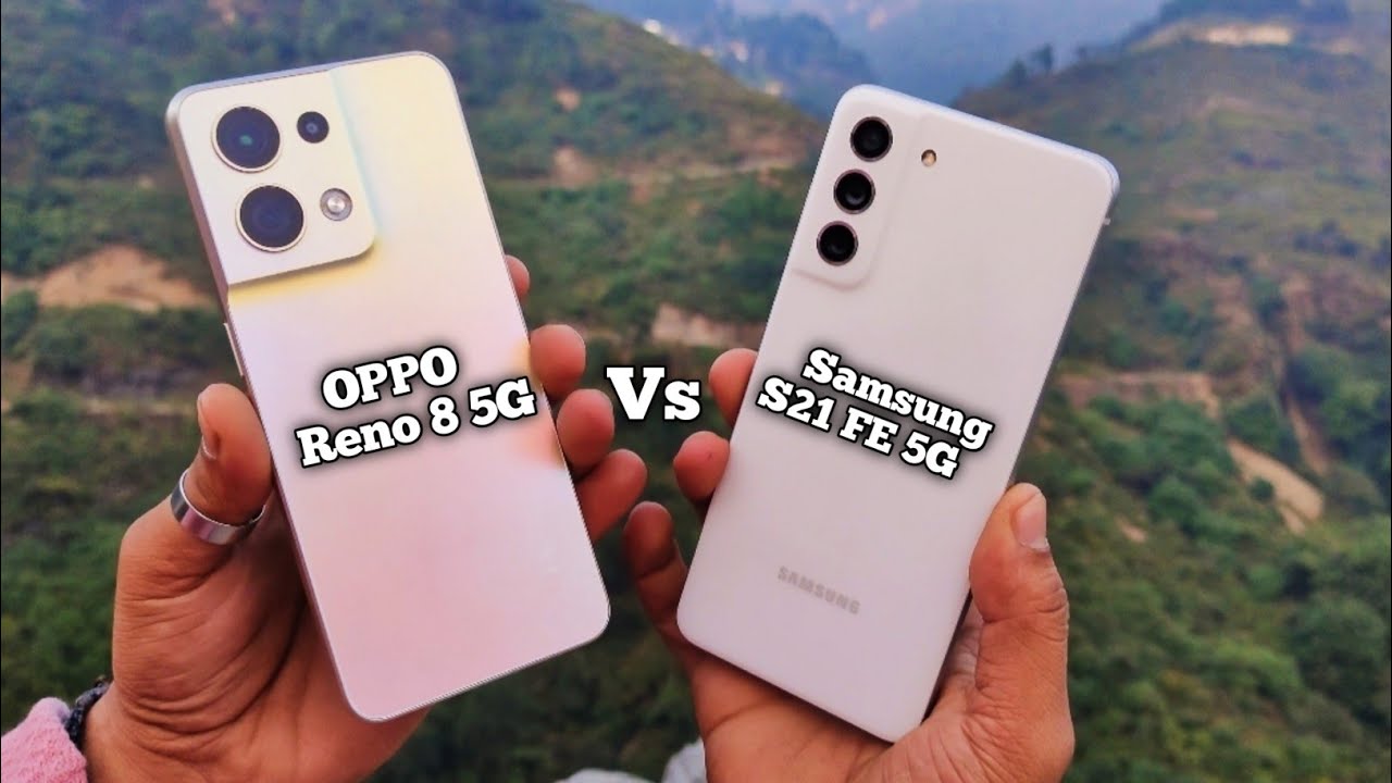 Oppo Reno 8 5G Vs Samsung Galaxy S21 FE 5G🔥🔥 50MP Vs 12MP 📸