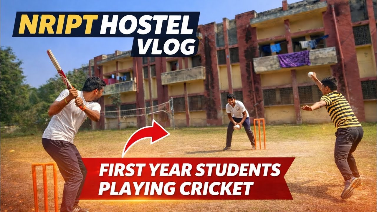 Morning Time Cricket in NRIPT College 🏏⚡