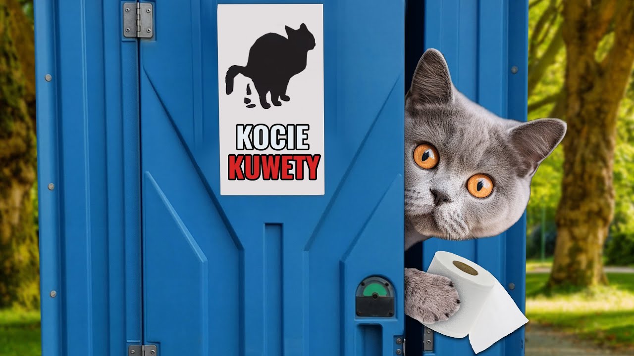 Boczek w toalecie - Kocia kuweta