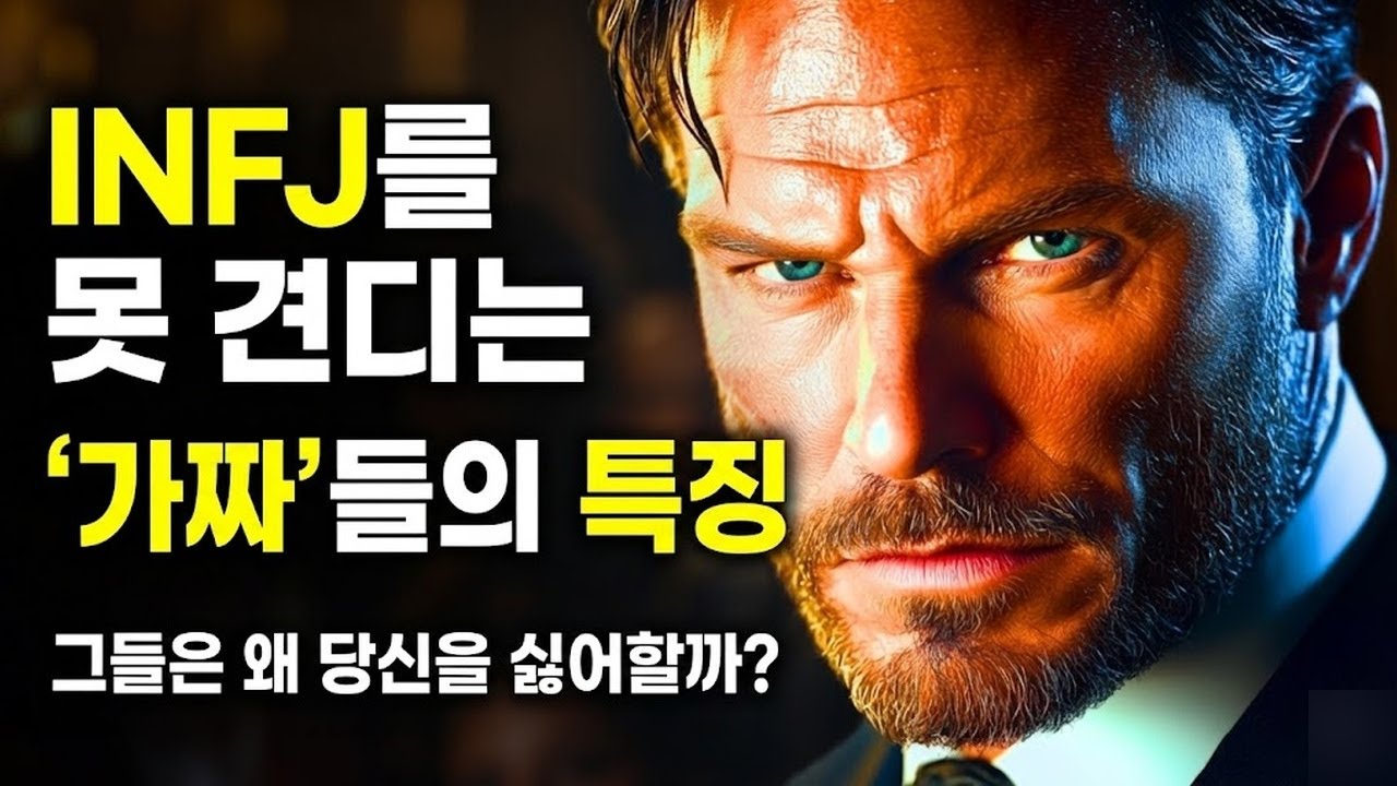 31가식적인 사람들이 본능적으로 INFJ를 싫어하는 이유