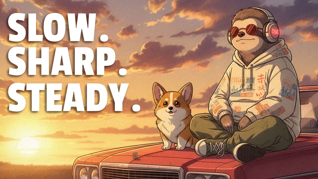 SLOW  SHARP  STEADY  🎧  Deep Focus Lofi Beats for Calm Productivity