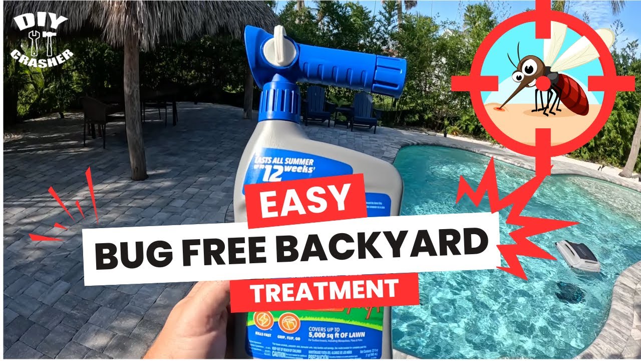 EASY Bug Free Backyard Spray Treatment Anyone Can Do!