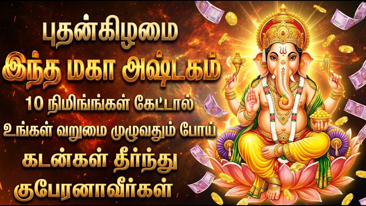 Wednesday Special Vinayagar Bhakti Padalgal | Powerful Lord Sri Ganapathi Tamil Devotional Songs