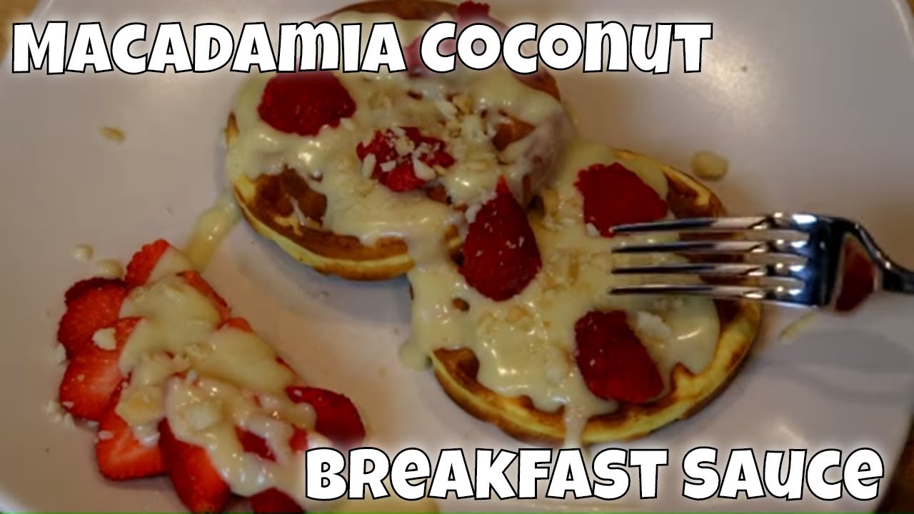 Keto Fat Bomb & Dessert Topping: Creamy Macadamia Sauce