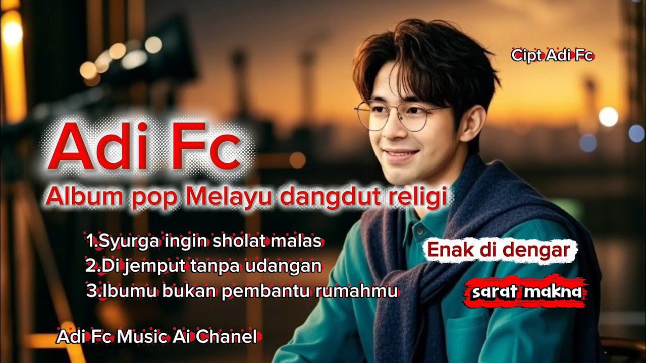 ALBUM POP MELAYU DANGDUT RELIGI ISLAMI TERBARU - ADI FC ,Sarat makna 🎧🤲