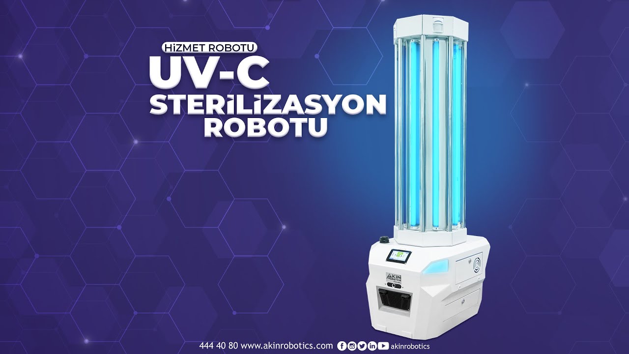 UV-C Sterilization Robot | UV-C Sterilizasyon Robotu