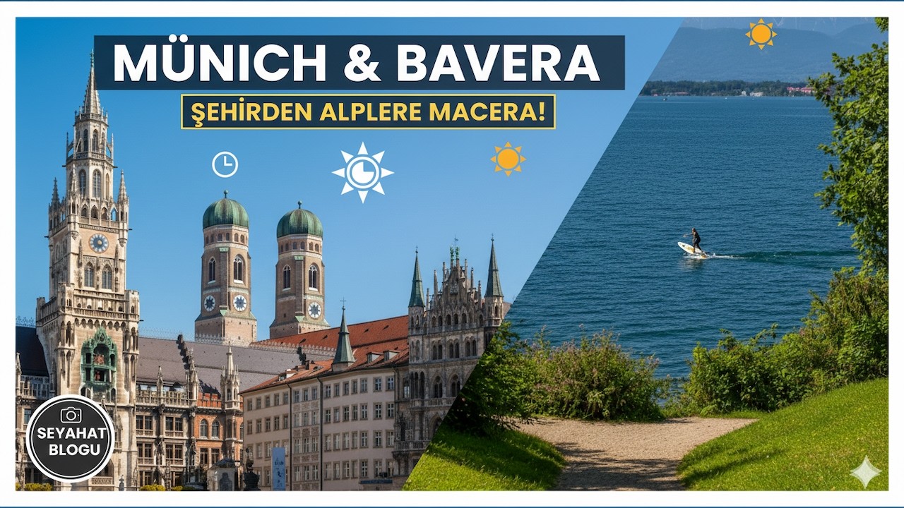 Münih Günlükleri Bölüm 1 : 🎥 Münih & Chiemsee Gölü: Bavyera’nın Kraliyet Dokunuşu! 🇩🇪👑🌊