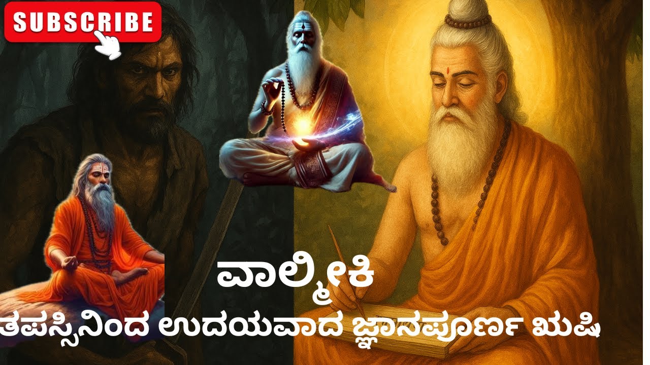 ವಾಲ್ಮೀಕಿ: ತಪಸ್ಸಿನಿಂದ ಉದಯವಾದ ಜ್ಞಾನಪೂರ್ಣ ಋಷಿ | Kannada mythology stories