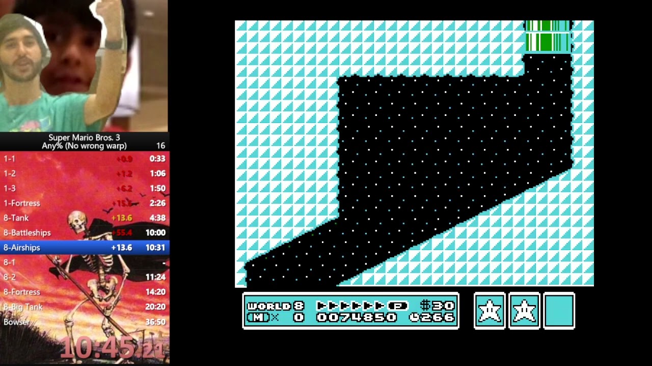 SMB3 any%(no wrong warp)