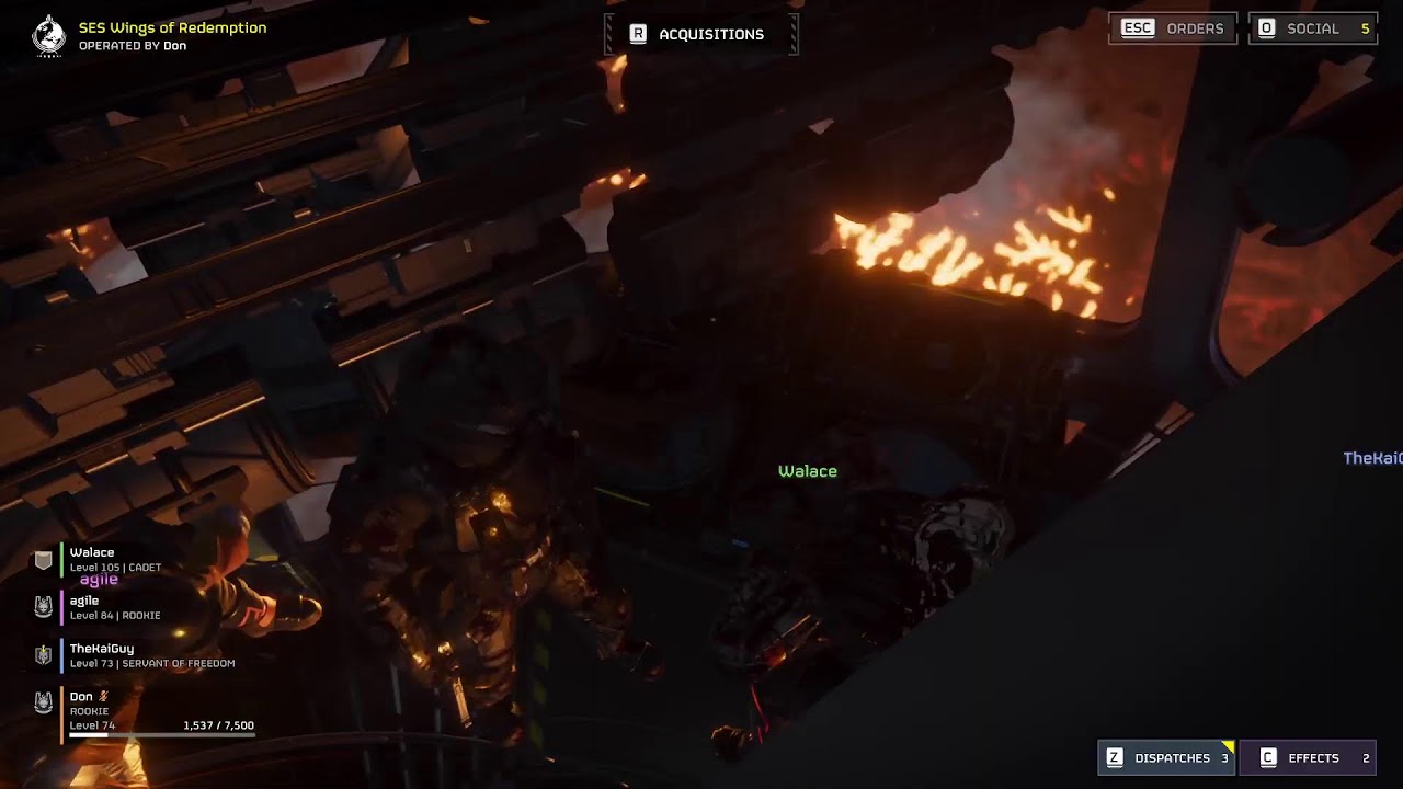 Helldivers 2 Jetpack hammer gameplay