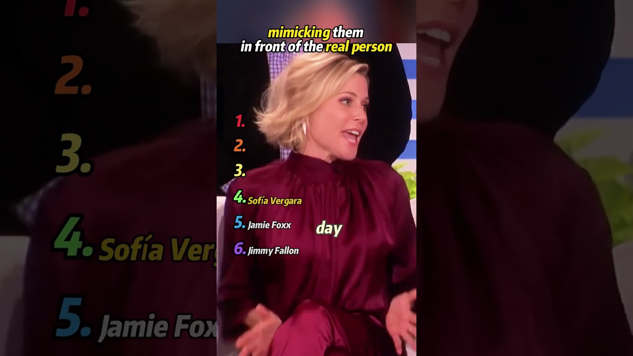 mimicking them in front of the real person