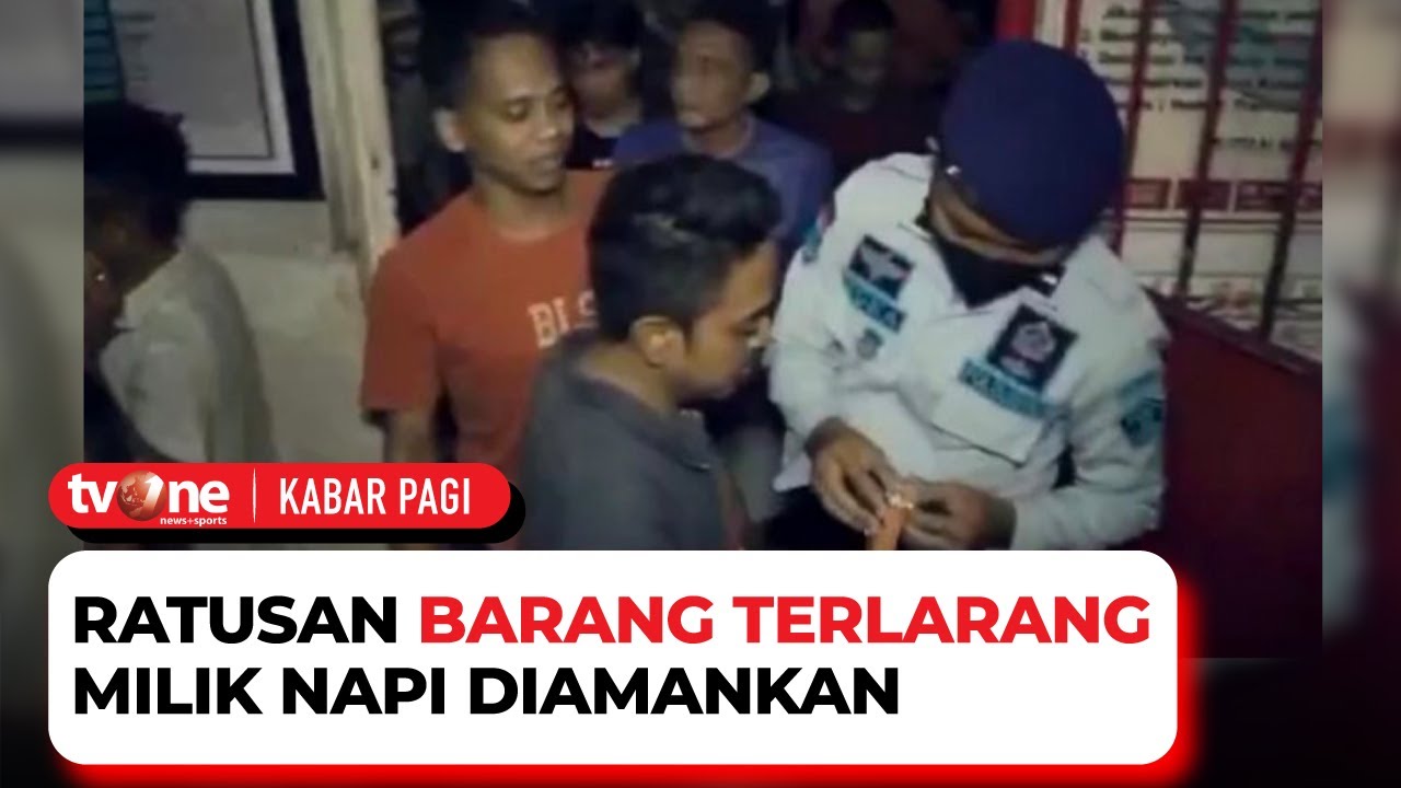 Ratusan Barang Terlarang Berhasil Diamankan saat Petugas Razia di Rutan Medaeng | Kabar Pagi tvOne