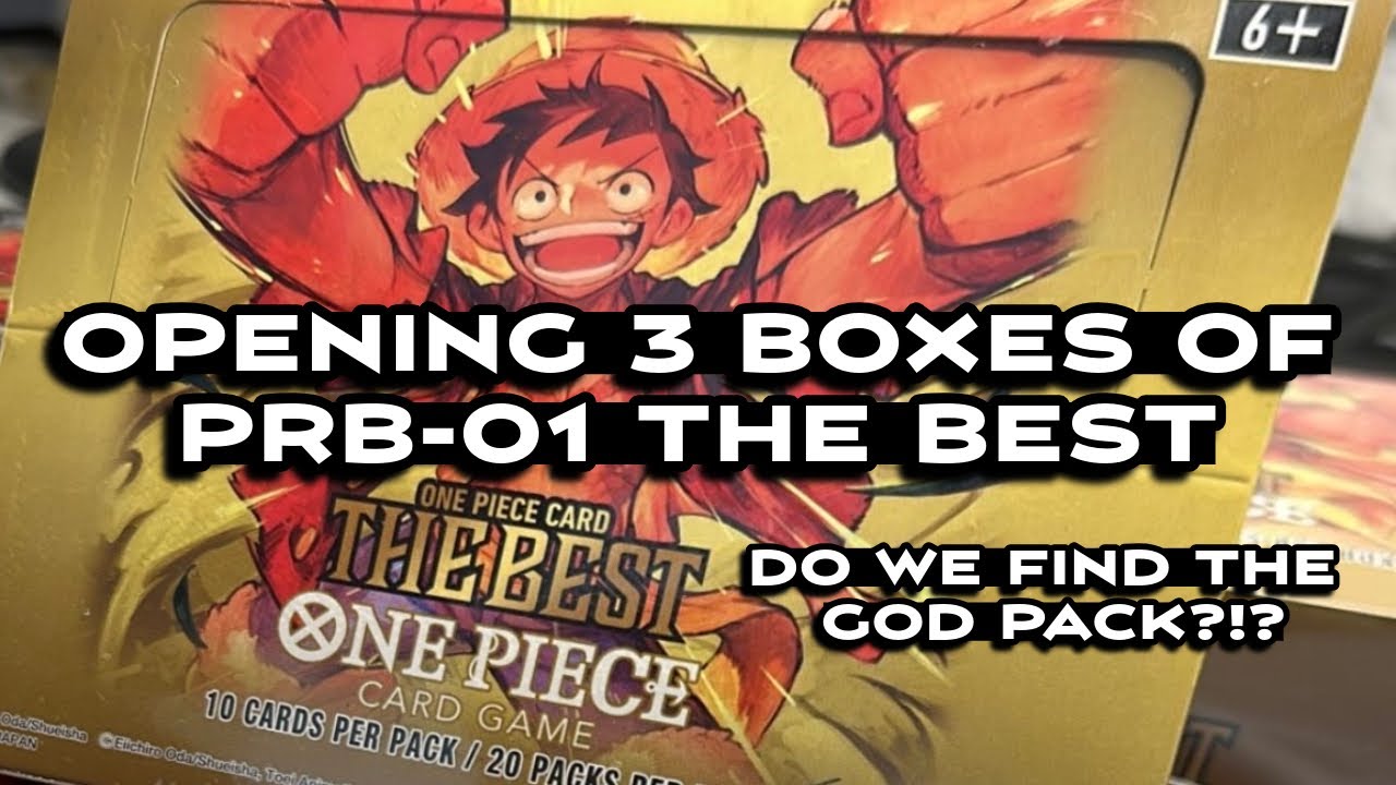 PRB 01 Opening 3 Booster Boxes Premium Booster Set The Best Pack Opening - Do we find the God Pack?!