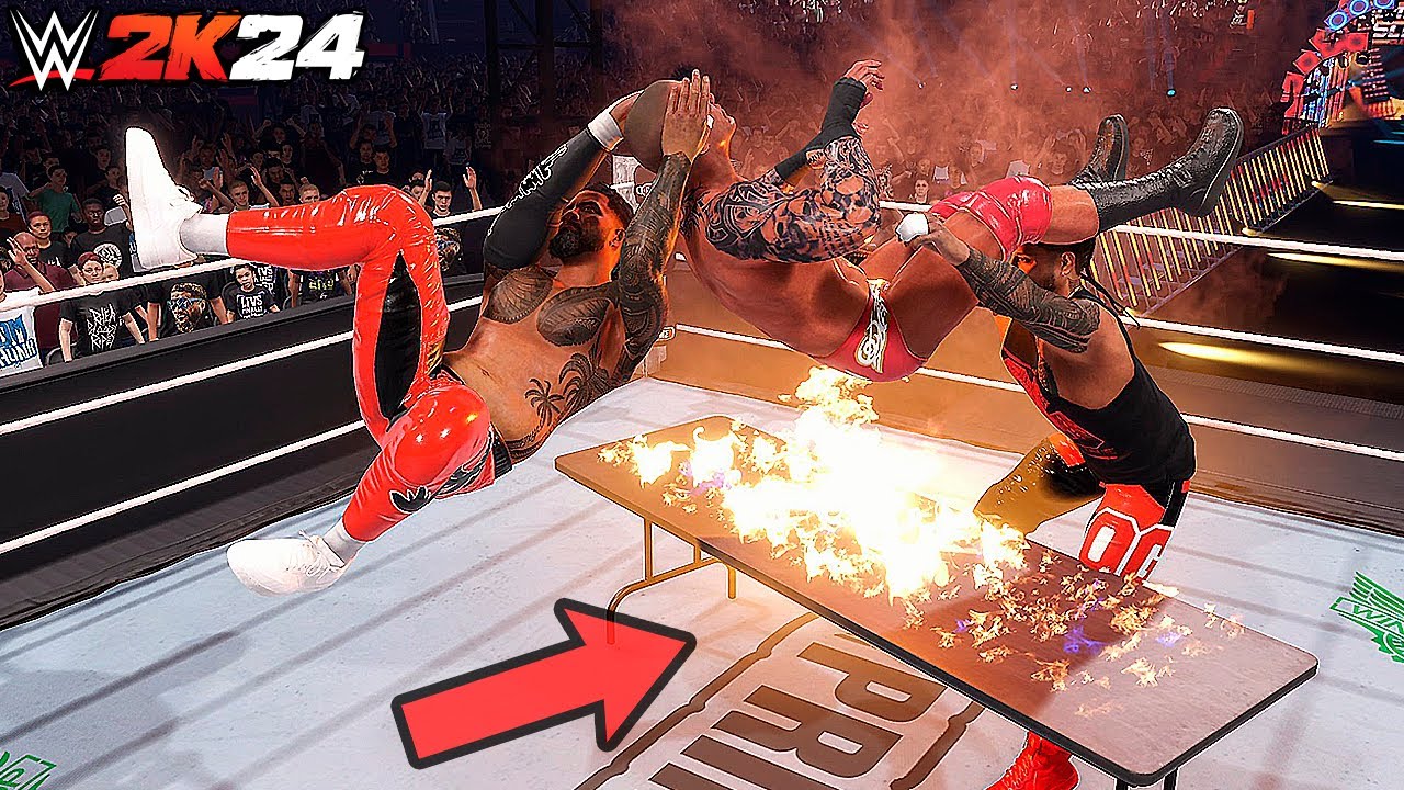 The Usos (Jey & Jimmy Uso) STOLE 30 Tag Team Finishers in WWE 2K24 ! (madness)