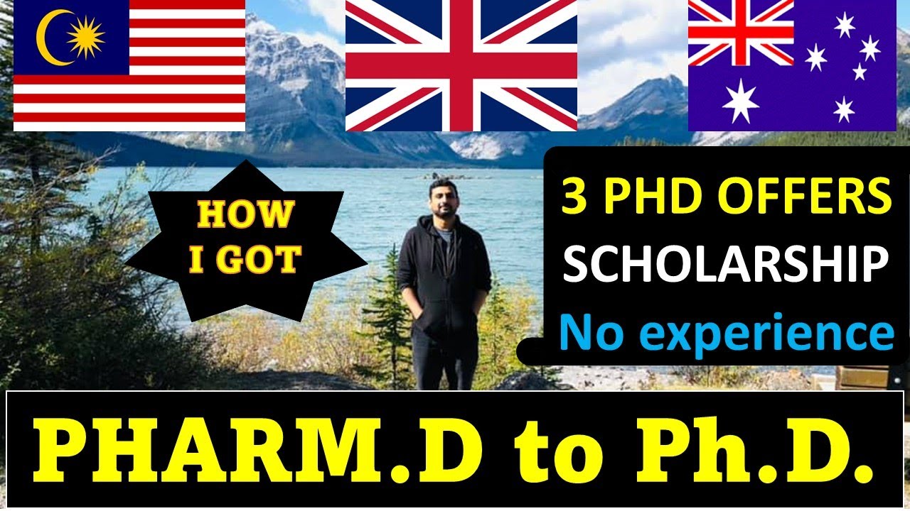 How I got 3 PhD offers with Scholarship after PharmD | MS PhD in Pharmacy with scholarship in abroad