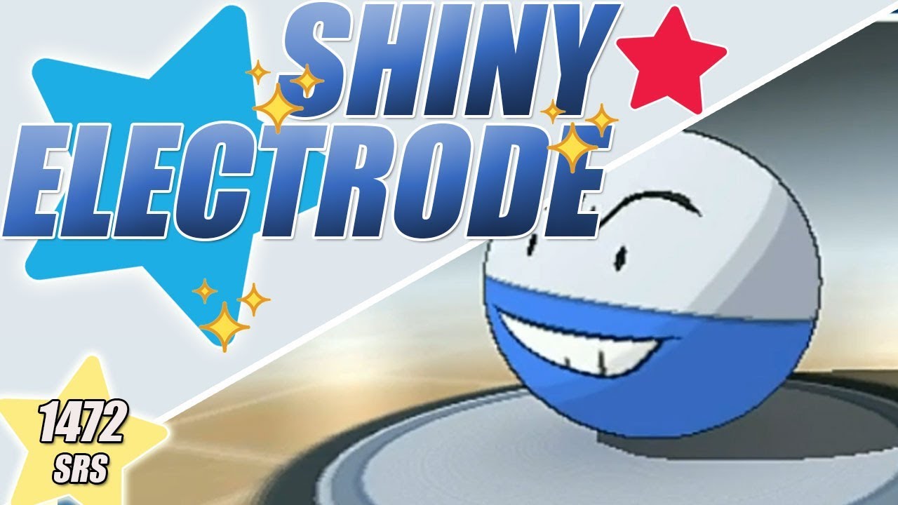 Live - Shiny electrode - 1,472 soft resets in Alpha Saphire