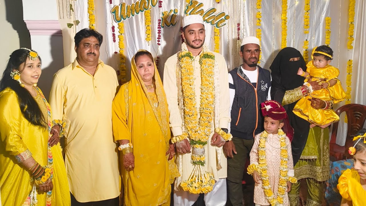 Umar Ki Haldi |Umar Wedding| 23/04/2025