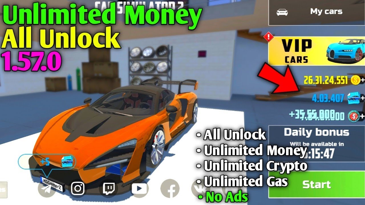 Car Simulator 2 New Update Mod Link 1.57.0 🤑 | All Unlock | Unlimited Money | All Cars Unlock