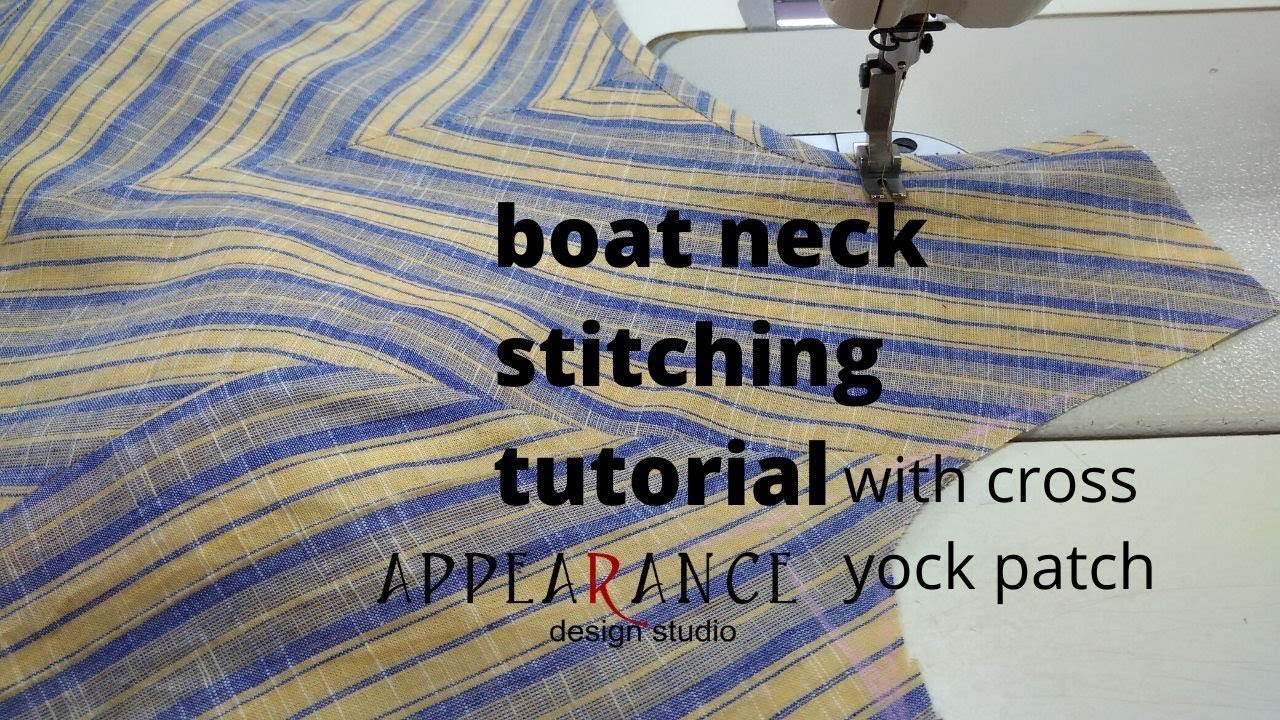 How To Sew ❤️ Boat Neck Dress Stitching Tutorial  | Cutting And Sewing Boat Neck Sewing Techniques 🌹