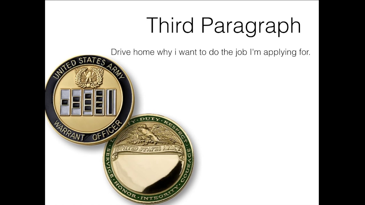 How I wrote my Warrant Officer Essay