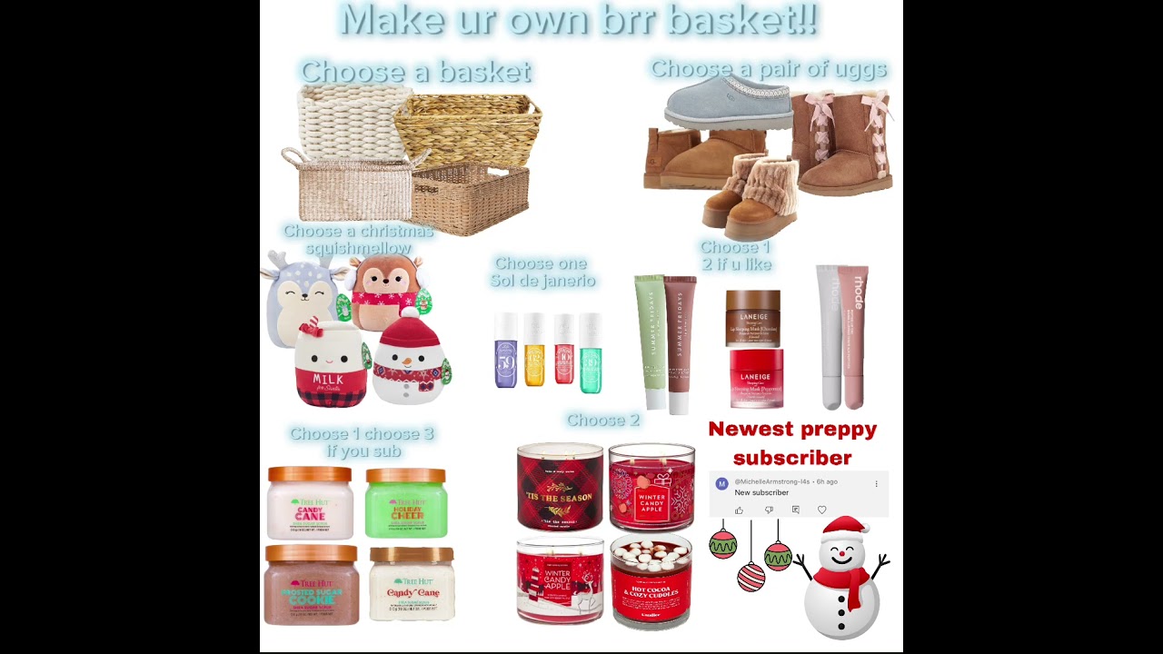 Make your own brr basket!! #christmas #preppy