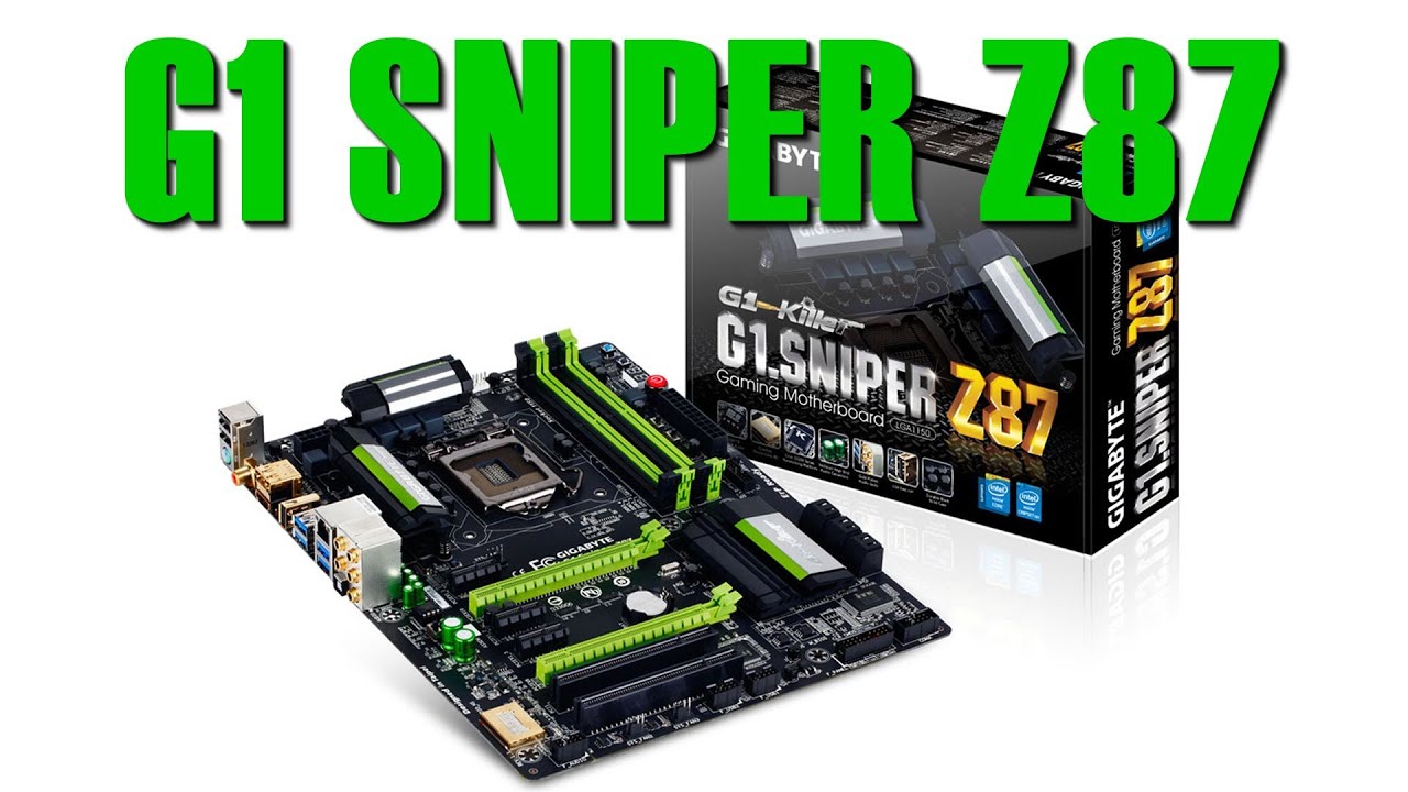 Gigabyte G1 Sniper Z87 Motherboard FIRST LOOK