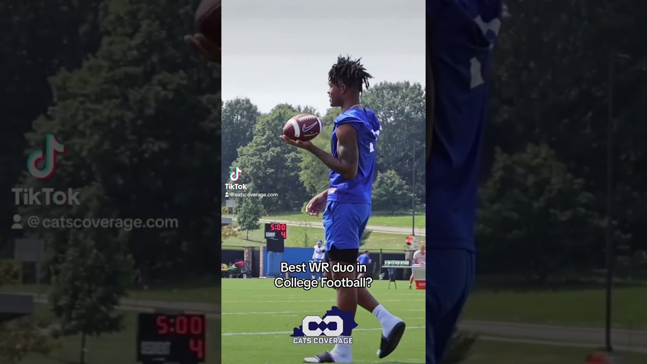 Best WR duo in the country? #bbn #kentucky #wildcats #football #shorts