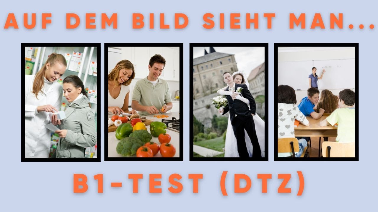 Как описать картинку на экзамене B1 DTZ? Bildbeschreibung | mündliche Prüfung Teil 2 | A2 | B1