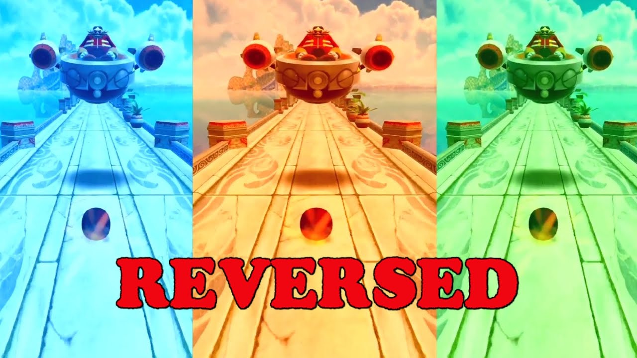 Sonic Dash Fullscreen Reversed Color Gameplay HD (Shadow the Hedgehog)