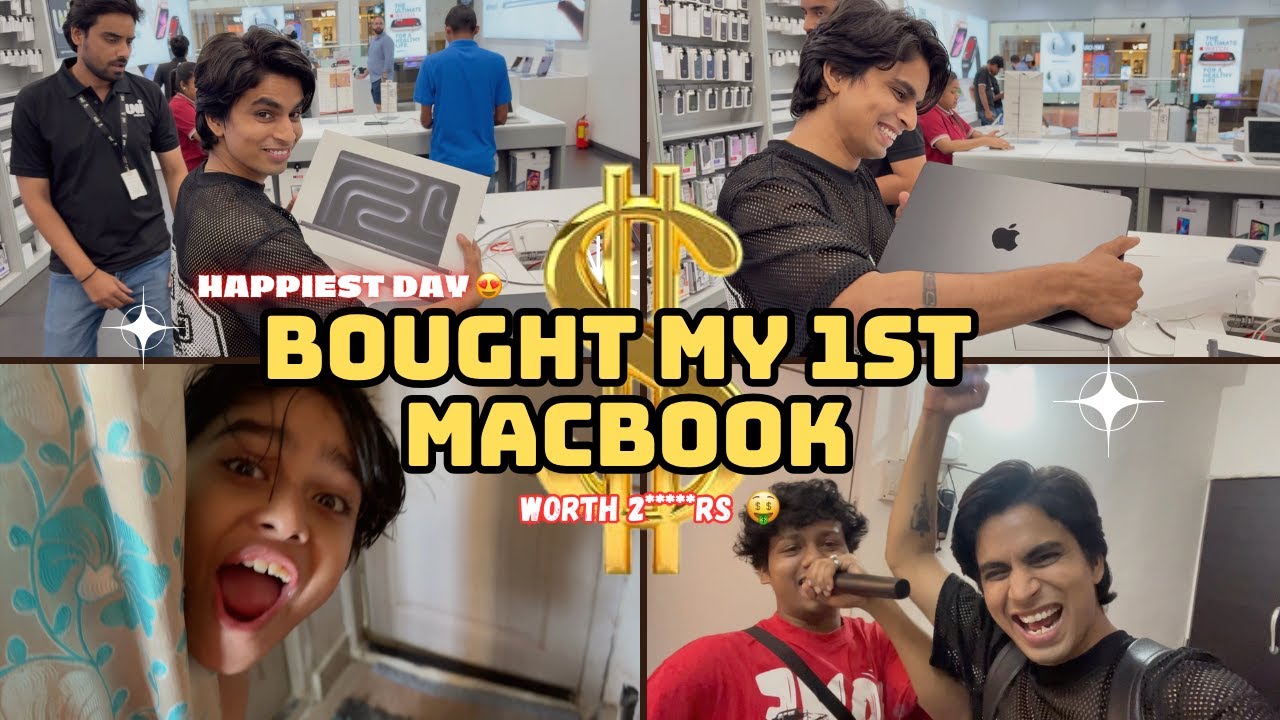 BOUGHT MY 1ST MACBOOK | PIYUSH GURBHELE VLOG