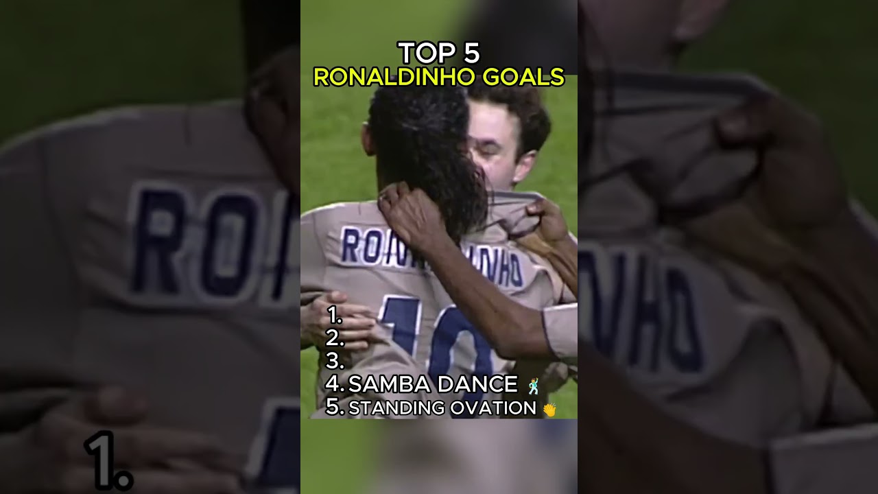 Top 5 Ronaldinho Goals 🔥