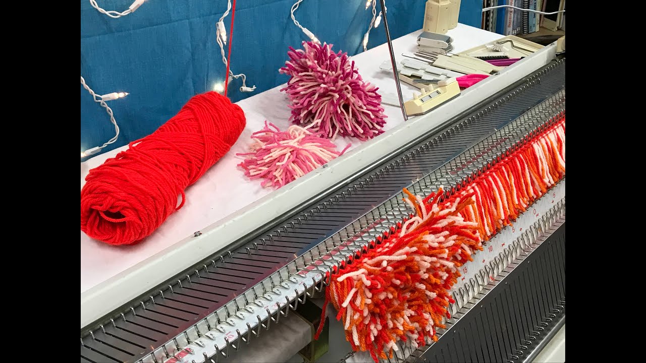 Knitting Shag on the SK-151 + SR-150