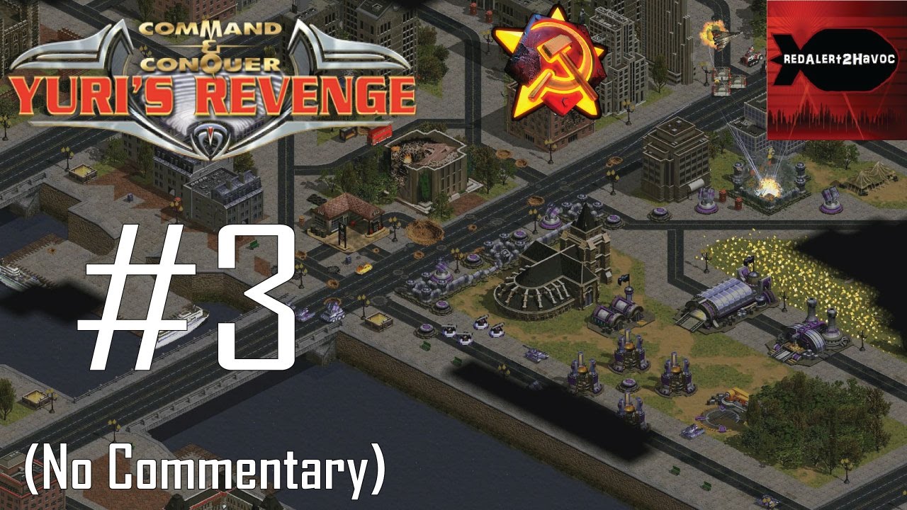 C&C: Red Alert 2: Yuri's Revenge - Soviet Campaign Playthrough Part 3 (Brain Wash, No Commentary)
