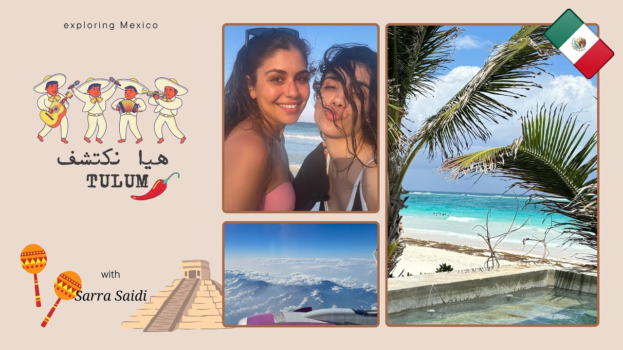 Vlog 4/6: Road Trip Mexico, From Cancun to Tulum – Nature & Food Vibes | من كانكون إلى تولوم