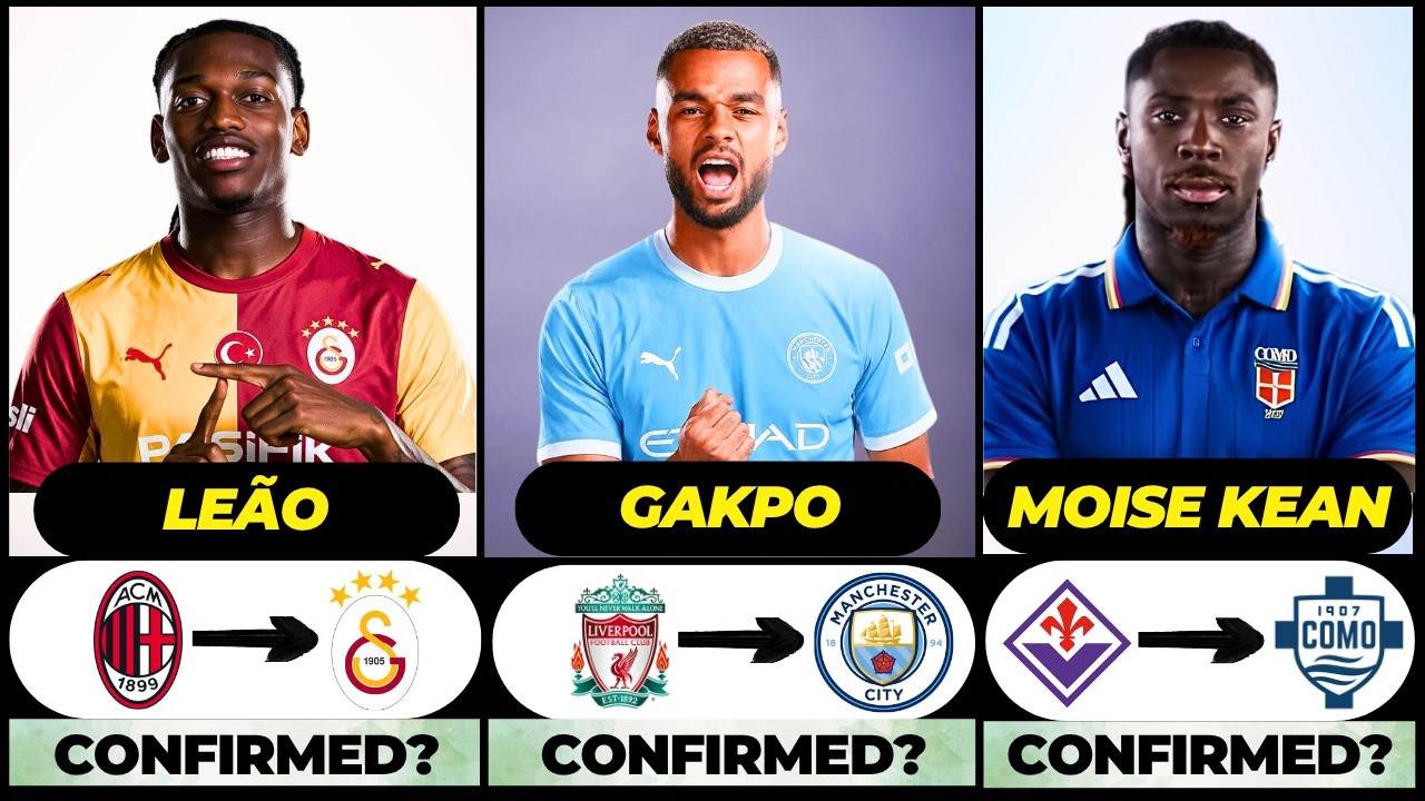🚨 NEW CONFIRMED TRANSFERS & RUMOURS! 🚨🔥 ft. Gakpo, Leao, Moise Kean... etc
