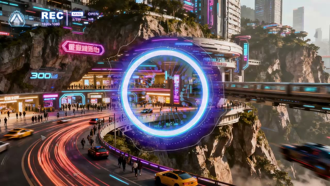 HologramBGM CalmElectron|Holographic Skyline BGM | 全息天际线 静心 LoFi未来轻音乐 学习静心全息 BGM