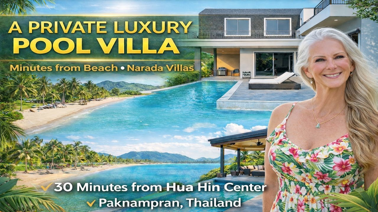 Narada Home for Sale or Rent by the beach just 30 minutes south of Hua Hin Center!