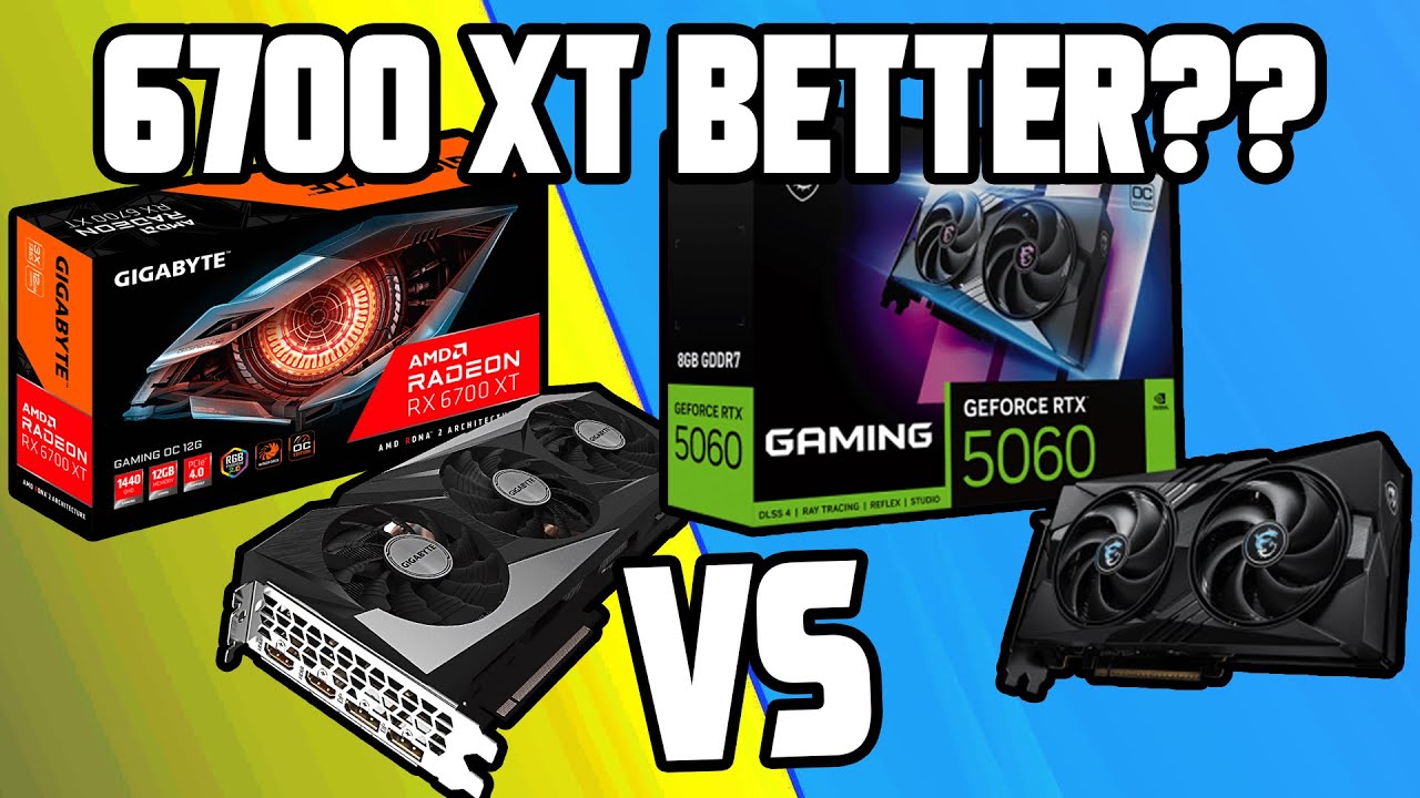 Is RX 6700 XT better than RTX 5060?