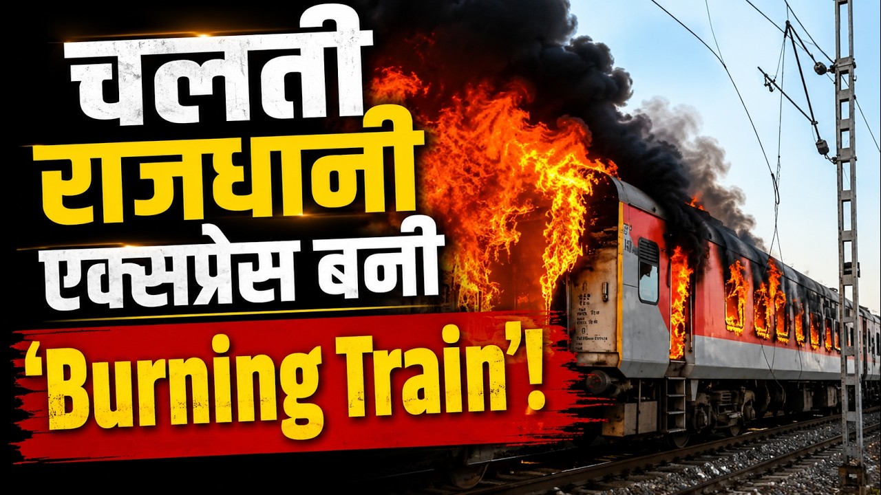 Ratlam Train Fire News:चलती राजधानी एक्सप्रेस बनी &lsquo;Burning Train&rsquo;! कोच में लगी भीषण आग, फिर जो हुआ..